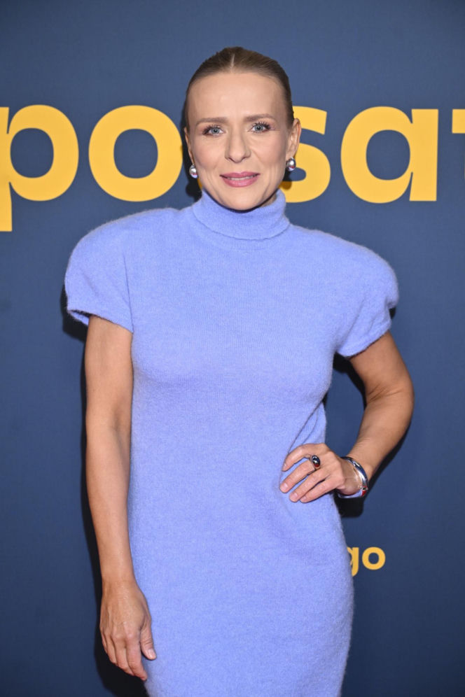 Aneta Zając olśniewa na ramówce Polsatu! Gwiazda "Pierwszej miłości" w błękitnej sukience – zobaczcie tę metamorfozę!