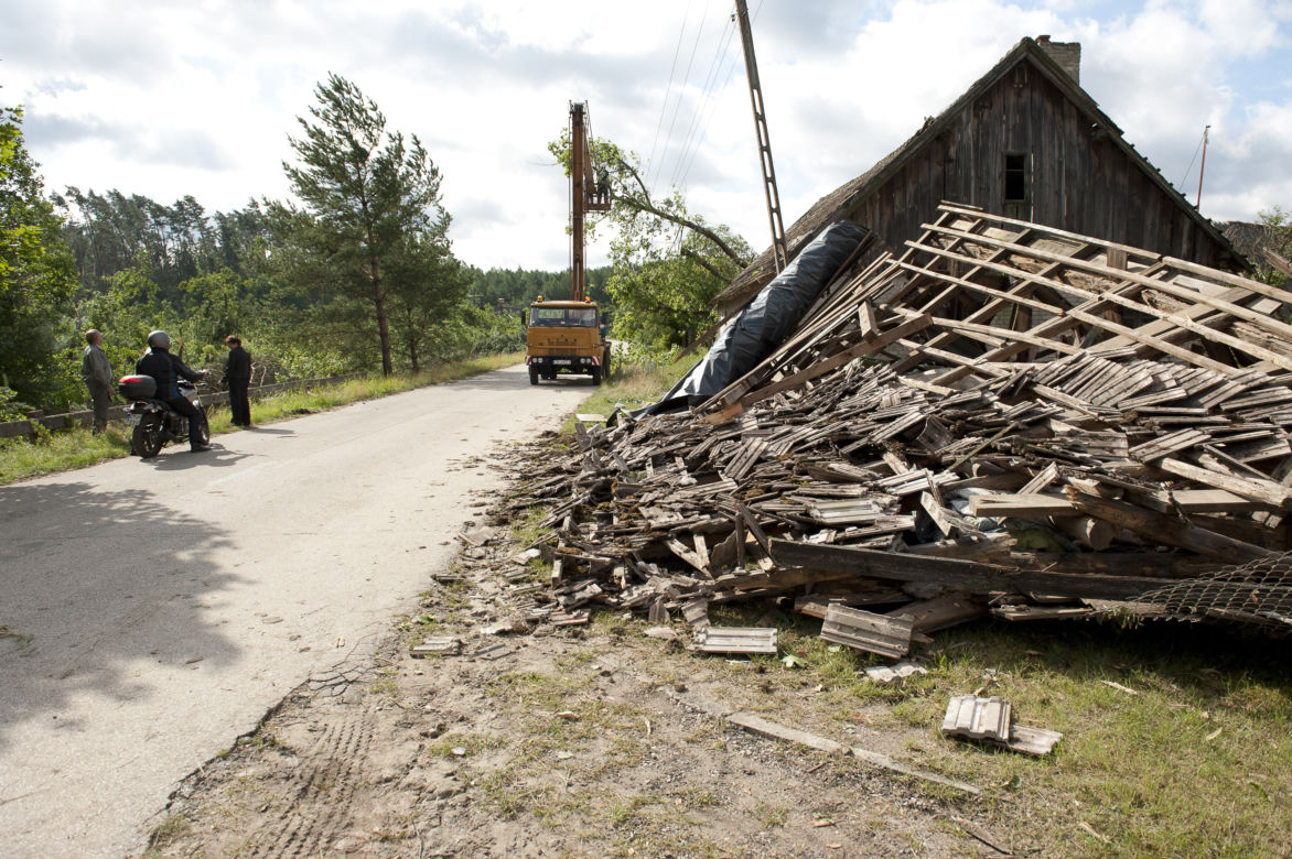 Trąba powietrzna, tornado w Polsce 14.07.2012