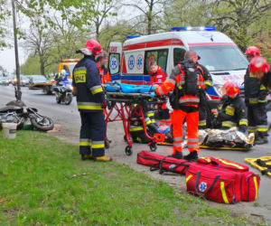 MOTOCYKLISTA W OPRESJI