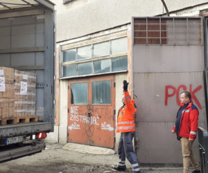 Niemiecka pomoc dla Ukraińców dotarła do Lublina [GALERIA]