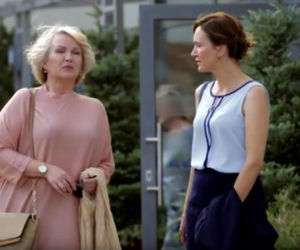 Na dobre i na złe, odcinek 715. Barbara Wilczewski (Agnieszka Pilaszewska), Kasia Smuda (Ilona Ostrowska)