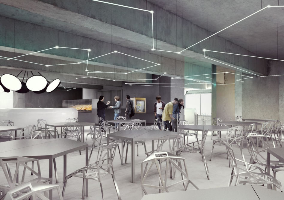 Projekt strefy wejścia głównego i strefy wejścia do Planetarium w Centrum Nauki Kopernik