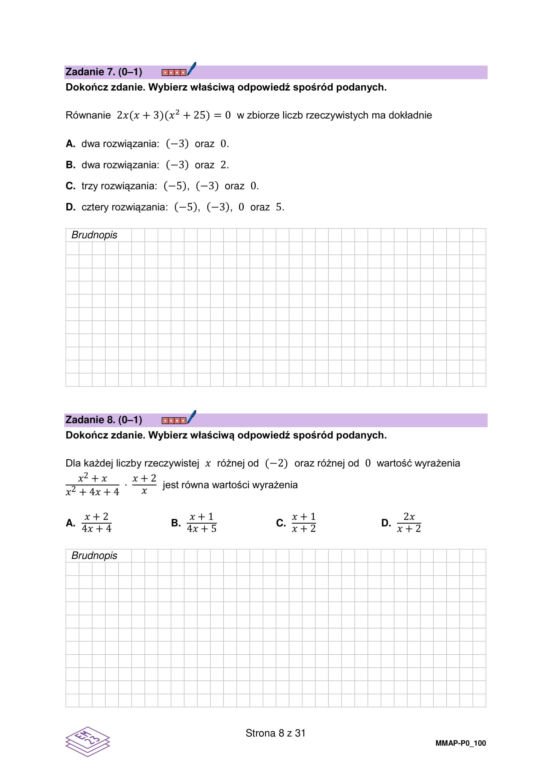 Matura 2025: matematyka 6.05.2025. Arkusze CKE i odpowiedzi. Poziom podstawowy 1 i 2 część [Formuła 2023]