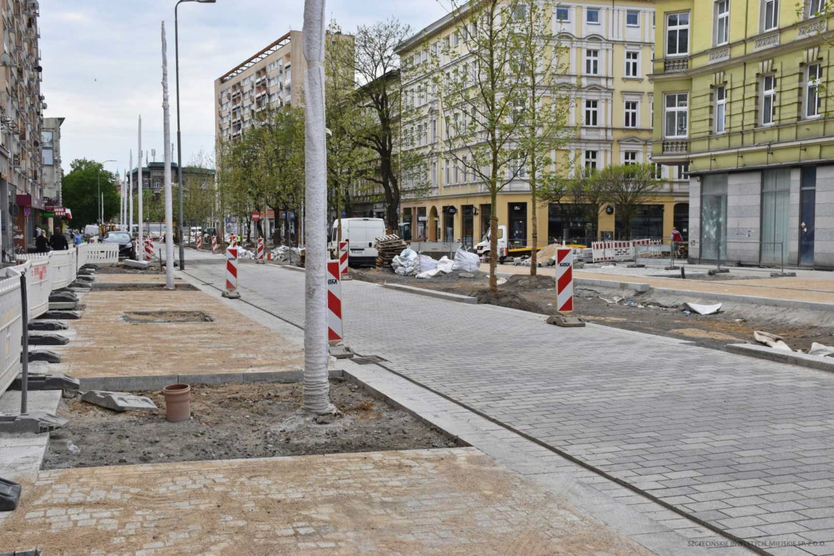 Przebudowa alei Wojska Polskiego - maj 2022