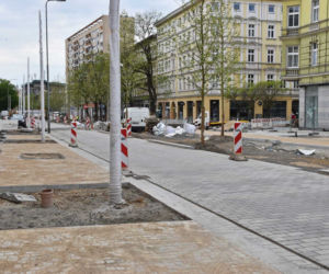 Przebudowa alei Wojska Polskiego - maj 2022