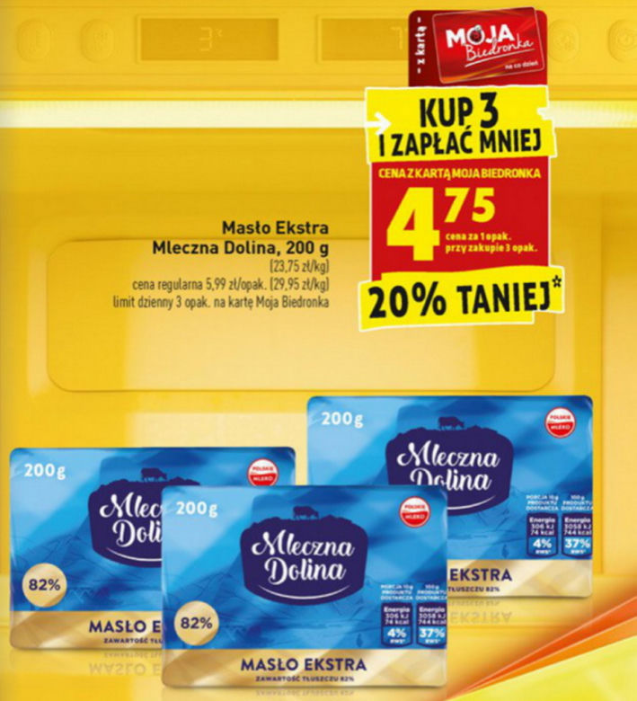 masło 4,75 zł