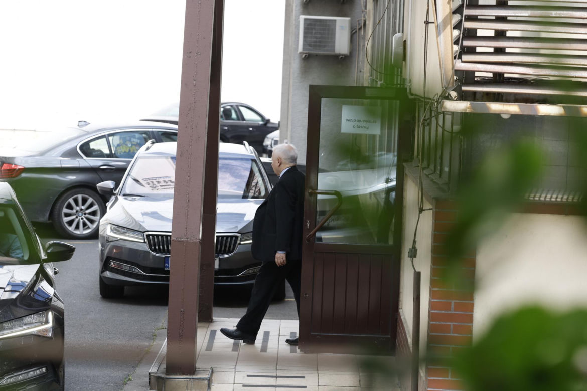 Jarosław Kaczyński pojechał do Krakowa
