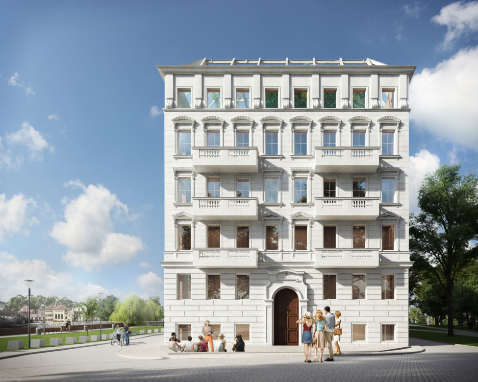 Tak będzie wygladała kamienica na Wyspie Słodowej - Concordia Hub