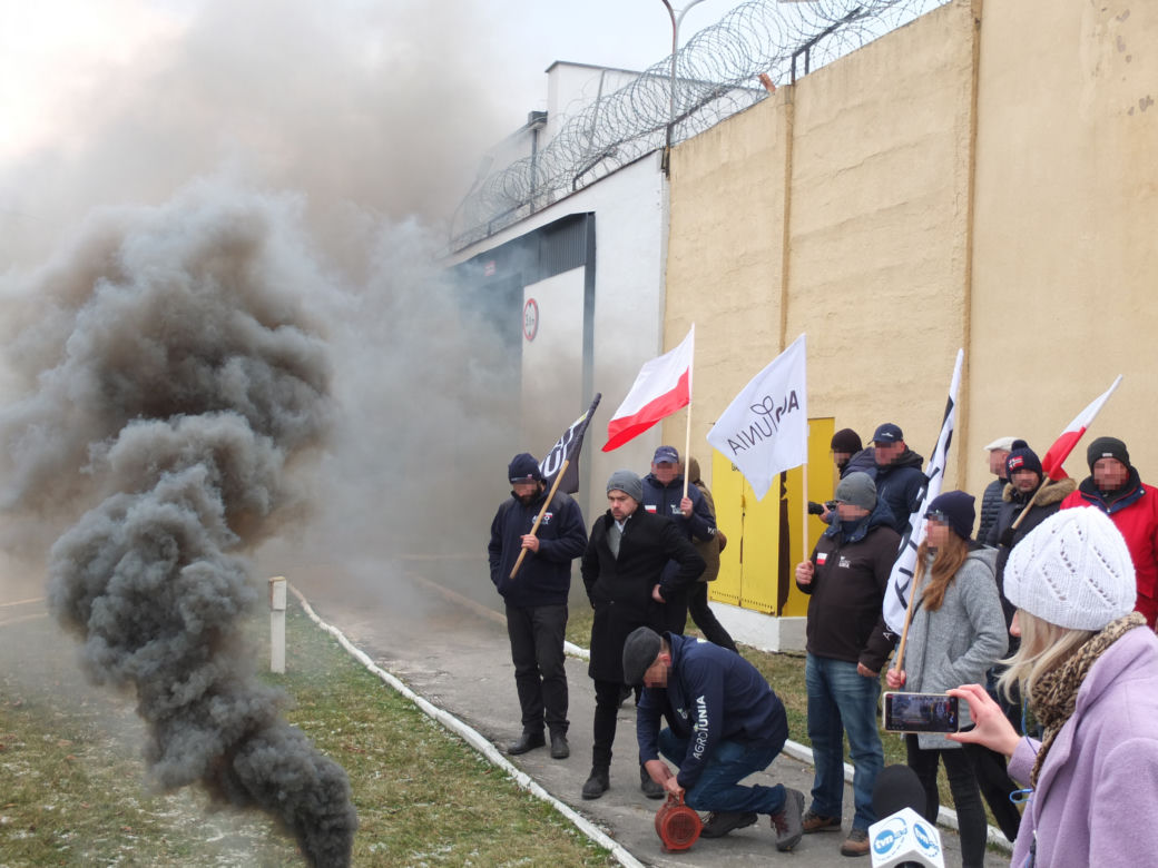 Rolnik poszedł siedzieć za brak kolczyków u świń. Protest w Lublinie