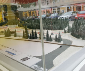 Makieta Dolnośląskiego Centrum Sportu, które powstanie w Jakuszycach