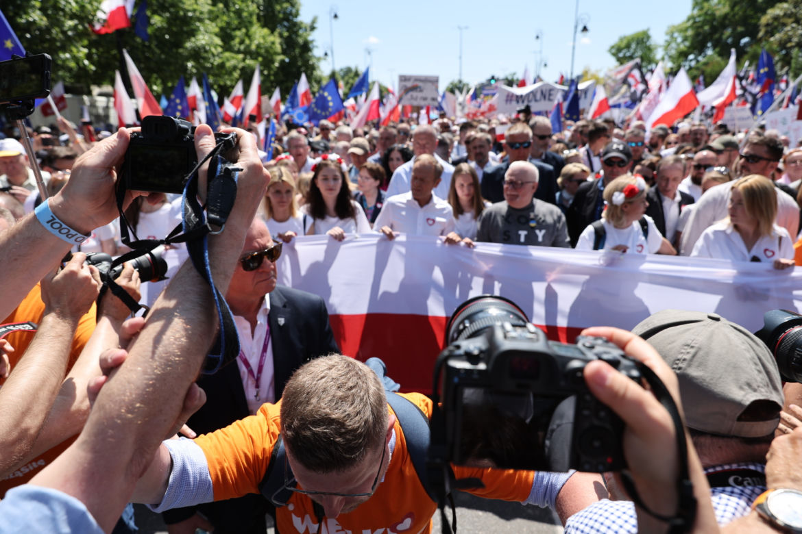 Marsz 4 czerwca. Tłumy w Warszawie