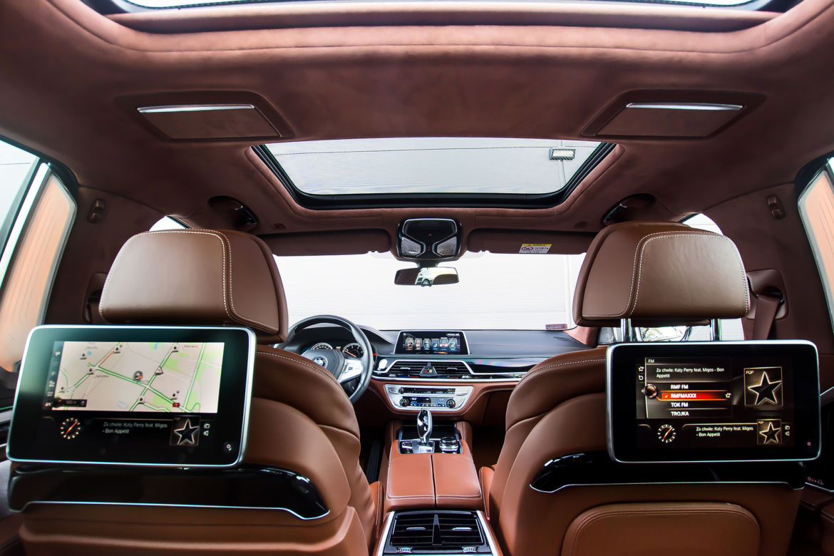 BMW serii 7 G12 wnętrze pakiet BMW Individual