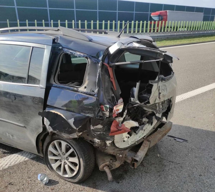 Sędziszów Małopolski. Kraksa na autostradzie A4