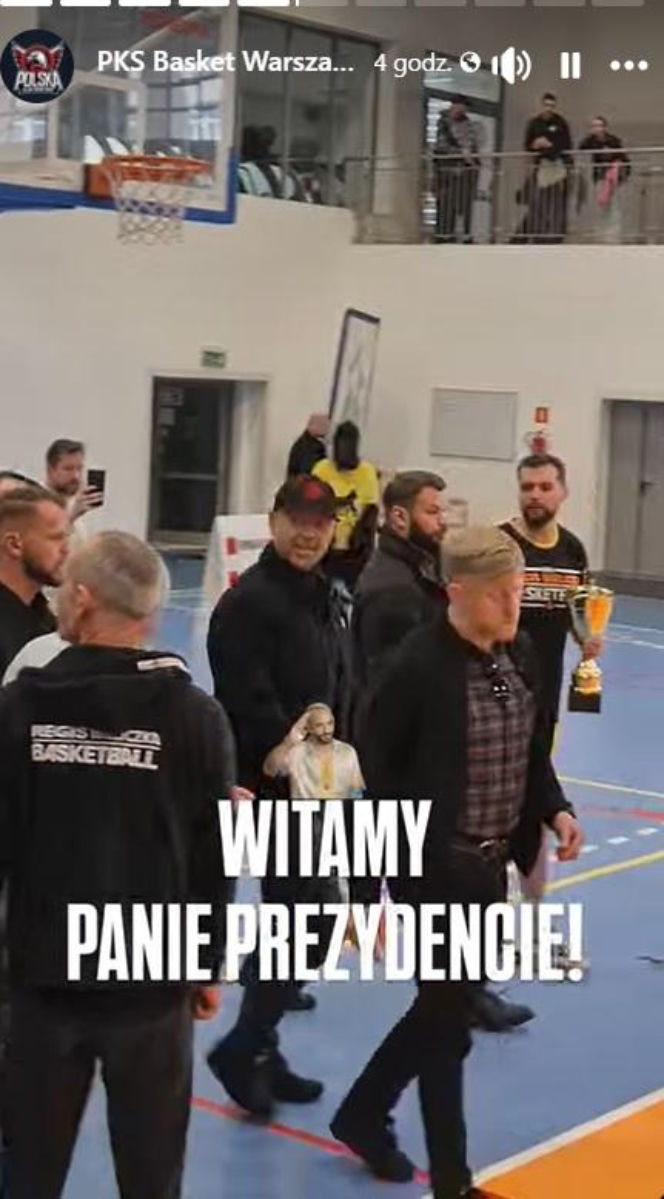 Niespodziewana wizyta Karola Nawrockiego na meczu!