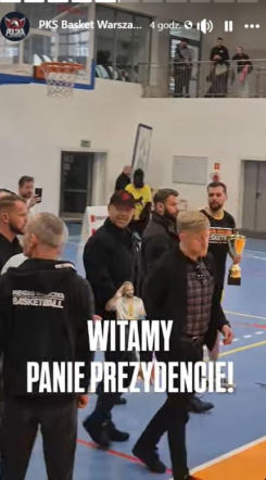 Niespodziewana wizyta Karola Nawrockiego na meczu!