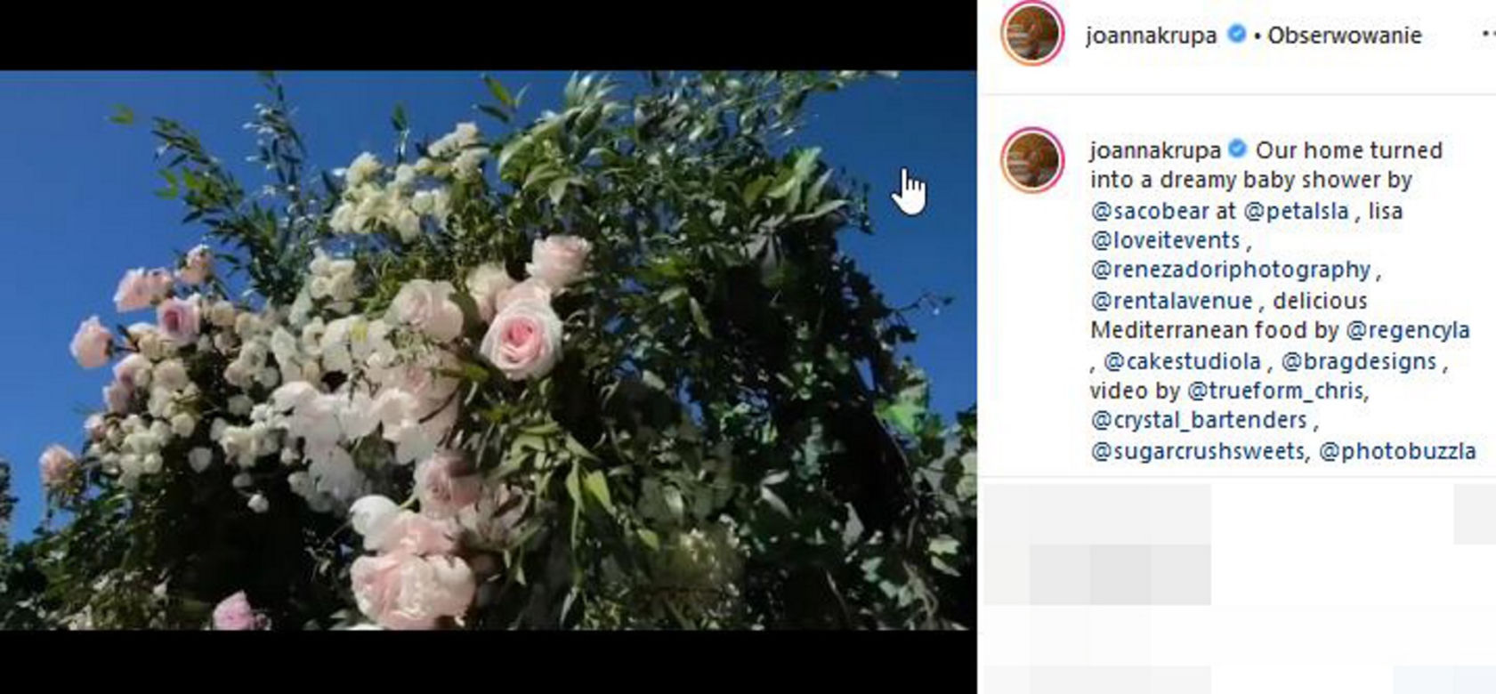 Joanna Krupa urządziła kolejne baby shower. Bajeczne!!!