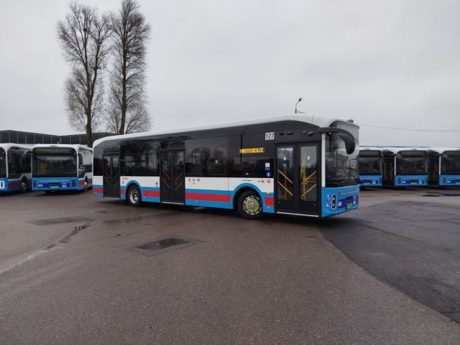 Nowe chińskie autobusy elektryczne marki Yutong w Siedlcach