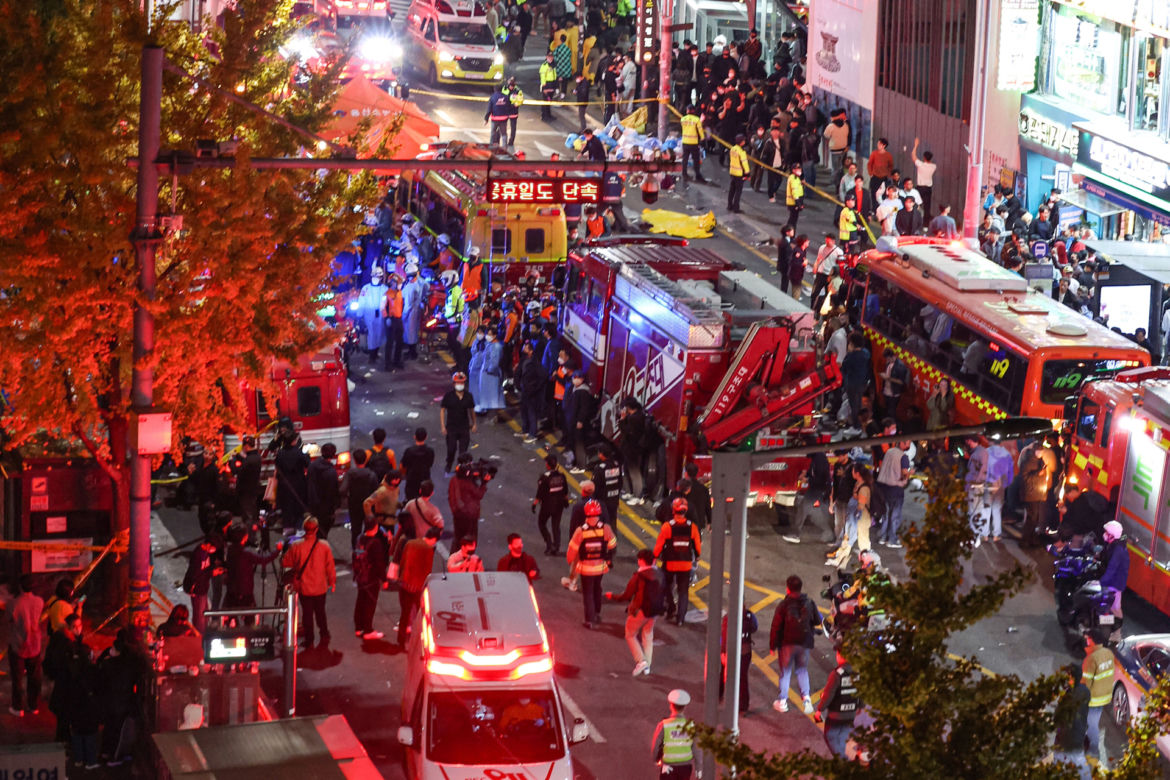Tragiczny finał zabawy z okazji Halloween w Korei Południowej. Ludzie tratowali się na ulicach