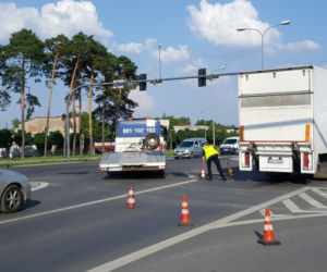wypadek na Grunwaldzkiej