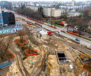 Tramwaj do Dworca Zachodniego w Warszawie - grudzień 2025