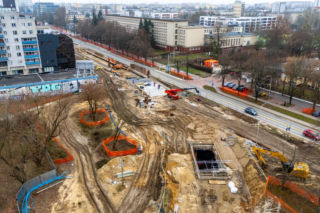 Tramwaj do Dworca Zachodniego w Warszawie - grudzień 2025