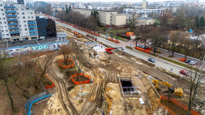 Tramwaj do Dworca Zachodniego w Warszawie - grudzień 2025