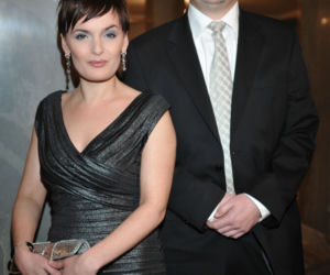 Dorota Gawryluk z mężem