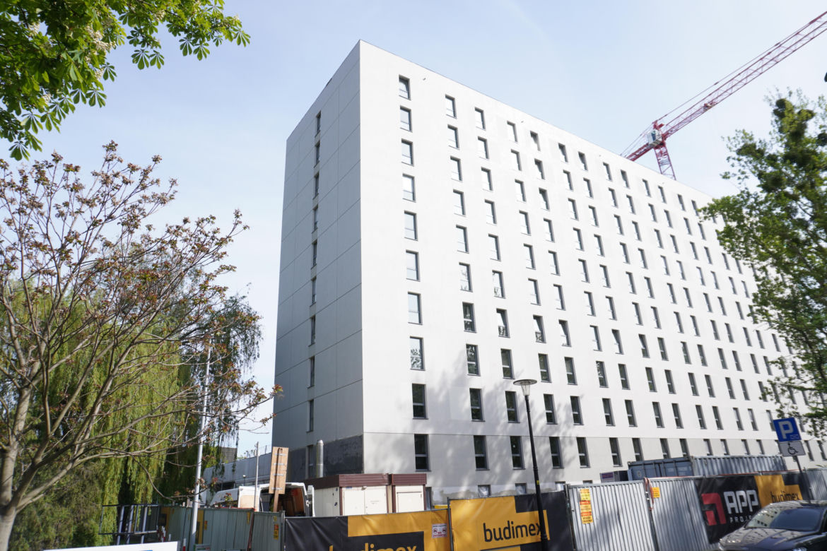 Trwa rozbudowa prywatnego akademika Student Depot Poznań