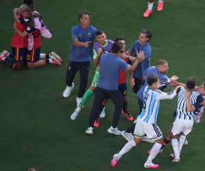Awantura po finale MŚ Hiszpania - Argentyna