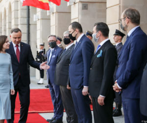 Prezydent Duda spotkał się z prezydent Mołdawii
