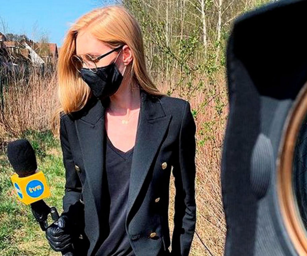 Reporterka TVN o pracy w stacji