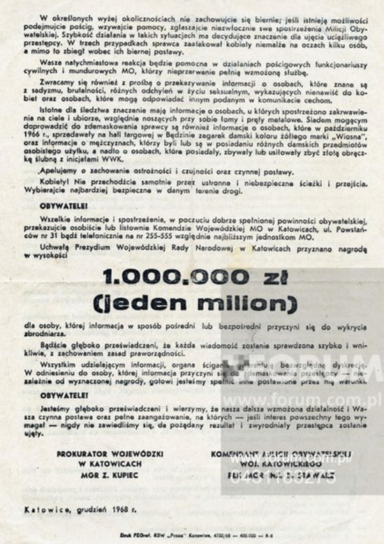 Krwawy ślad wampira z Zagłębia. Historia niedokończona