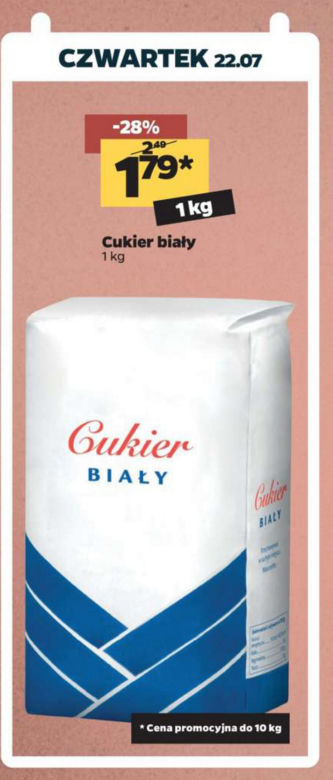 Promocja na cukier