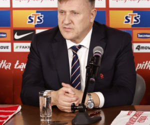 Cezary Kulesza i sekretarz Łukasz Wachowski ogłosili nowego sponsora PZPN
