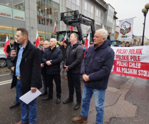 Rolnicy z regionu Siedleckiego protestowali w Siedlcach