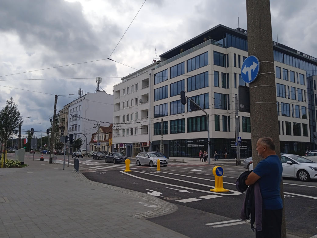 Ścieżka rowerowa przy Parku Centralnym w Gdyni