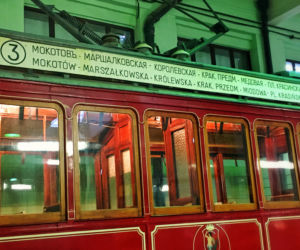 Tramwaje w zajezdni Mokotów