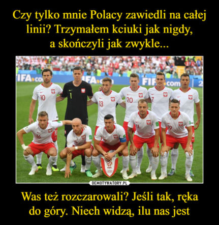 POLSKA - KOLUMBIA 2018: MEMY i OBRAZKI po przegranym meczu na MŚ w Rosji