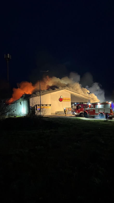  Pożar sklepu Biedronka w m. Mieścisko