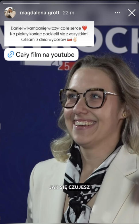 Daniel Nawrocki i jego dziewczyna, Magdalena Grott 