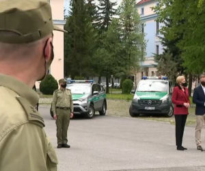 Agata Duda pierwszy raz publicznie pojawiła się po kontuzji kostki