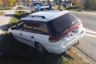 Wjechali do rowu i nie mogli wysiąść. Na alkomacie zabrakło skali