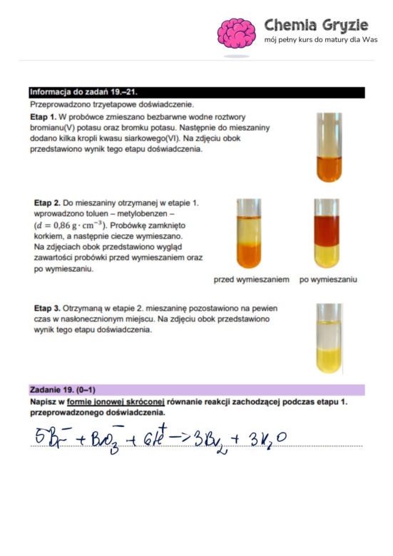 Odpowiedzi próbnej matury z chemii rozszerzonej 2024 - gotowe rozwiązania