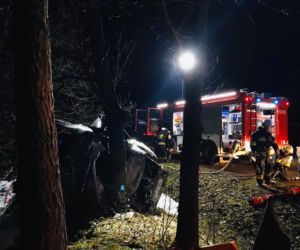 Groźny wypadek pod Oleśnicą