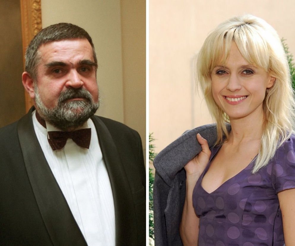 Janusz Rewiński i Aleksandra Woźniak