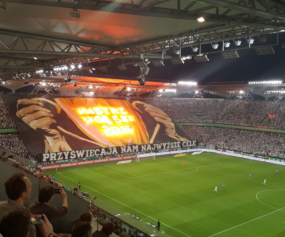 Oprawa kibiców Legii Warszawa