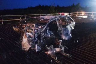 Max Spłonął w BMW. Tragiczny wypadek na moście niedaleko Fromborka