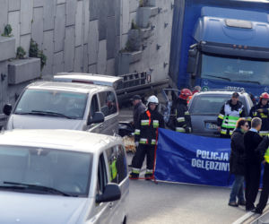 Wypadek na Zakopiance Lubien (1)