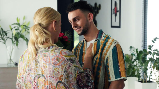 Barwy szczęścia odc. 3284. Justyna (Sylwia Juszczak-Krawczyk), Mirek (Oliwier Kozłowski)