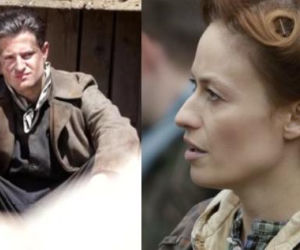 Czas honoru 7 sezon. Wanda (Magdalena Różczka), Twardy (Grzegorz Daukszewicz)